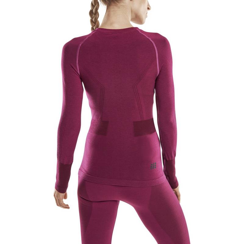CEP Merino Skiing Base Shirt Longsleeve Laufshirt Damen