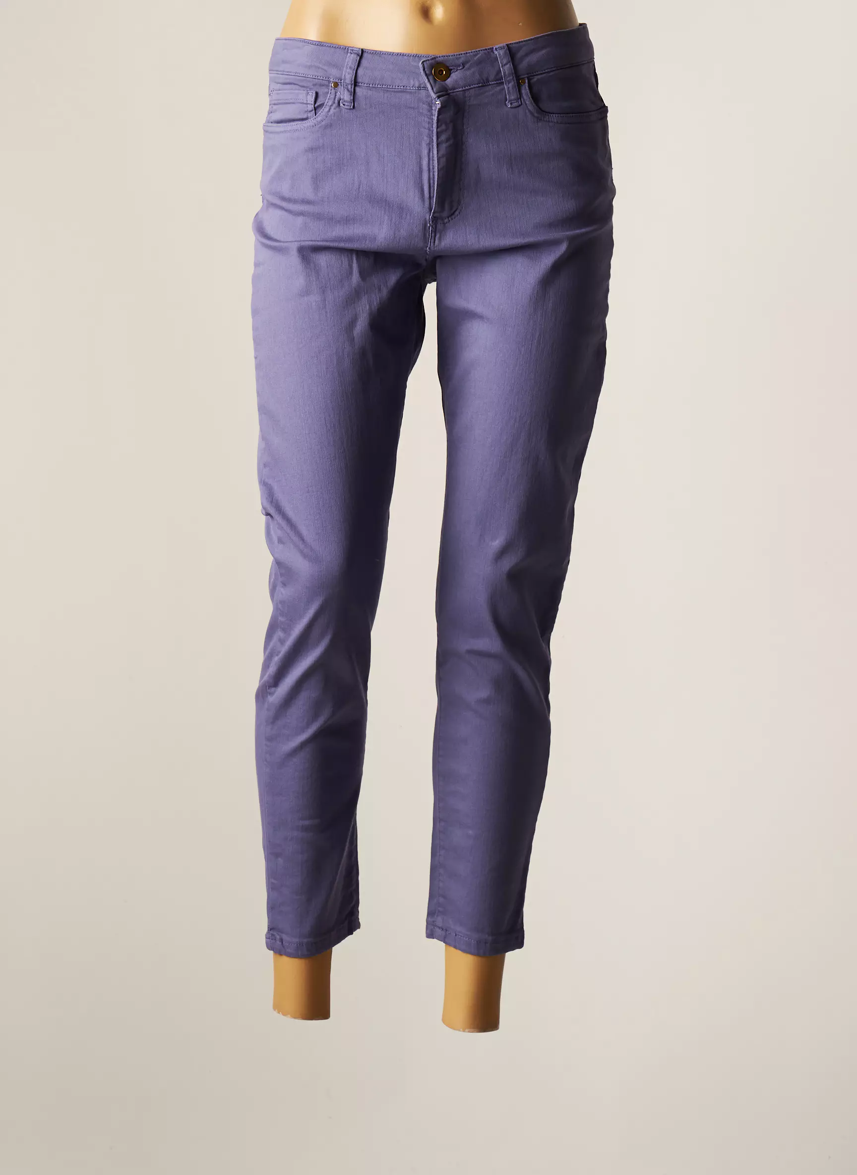 Lcdn Pantalon7 8 Femme couleur violet