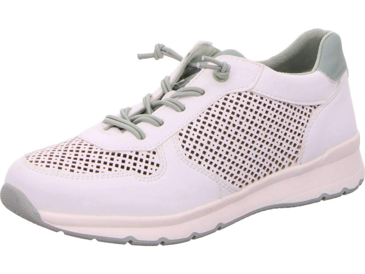 JANA Sportliche Slipper weiss