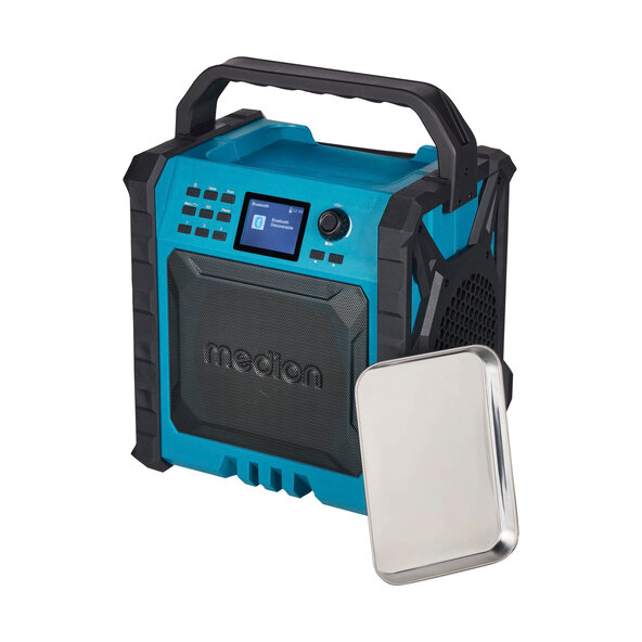 Premium Baustellenradio, inkl. integrierter Powerbank (MD43896)