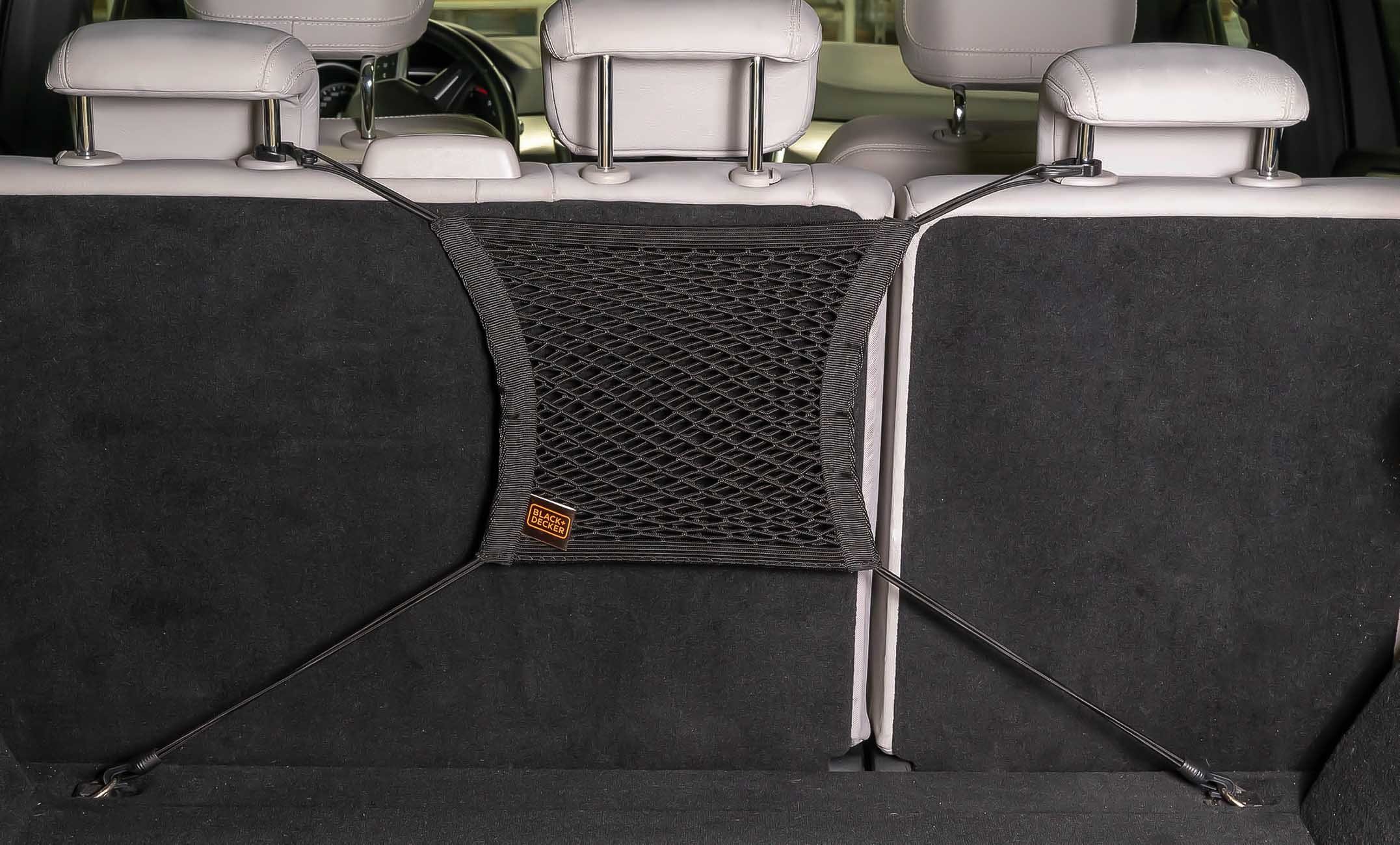 Black+Decker Rücksitzorganizer Autositz-Aufbewahrungsnetz, Rücksitz organizer