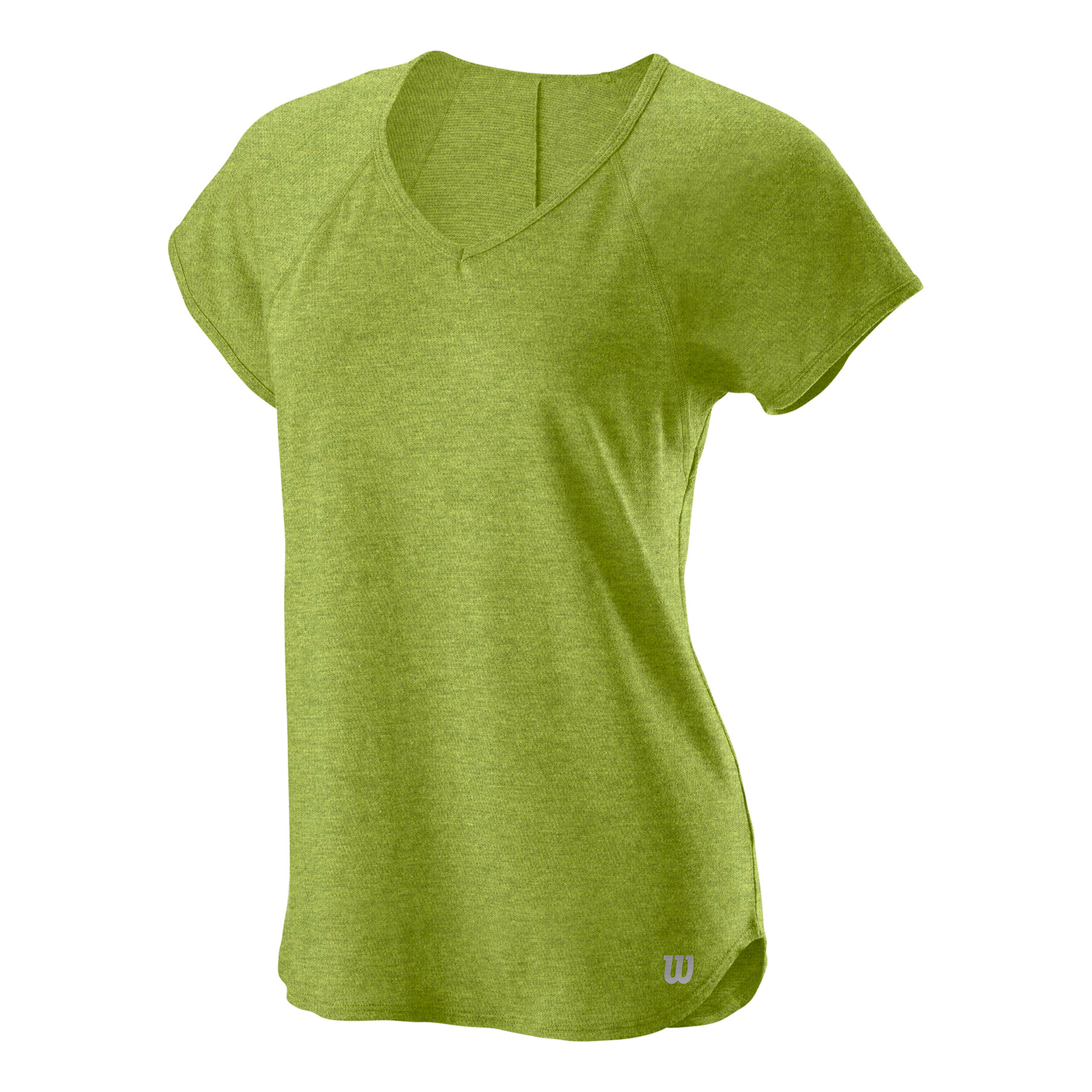 Training V-Neck T-Shirt Damen - Zitronengelb