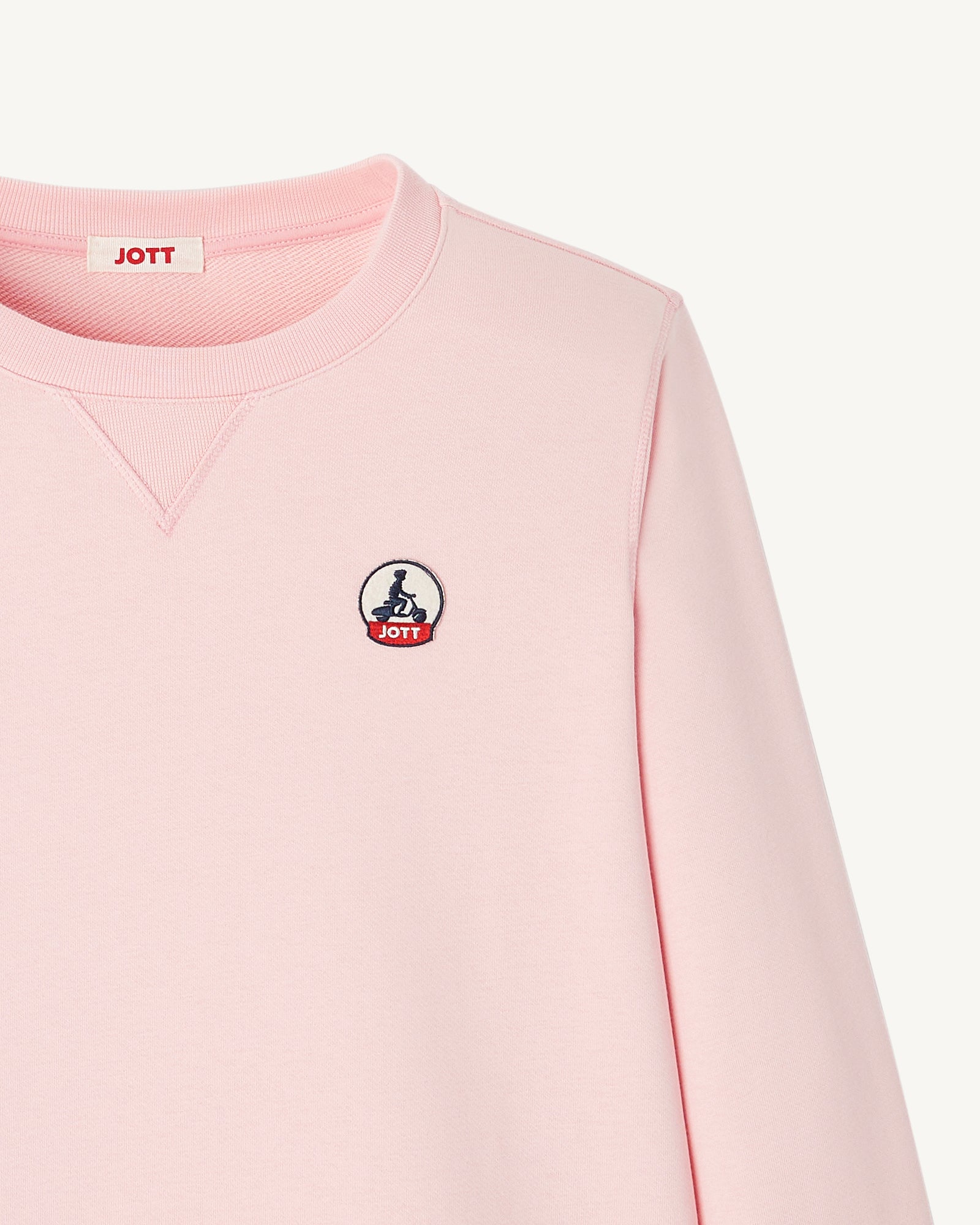 Sweat en coton biologique Rose pêche Elvas