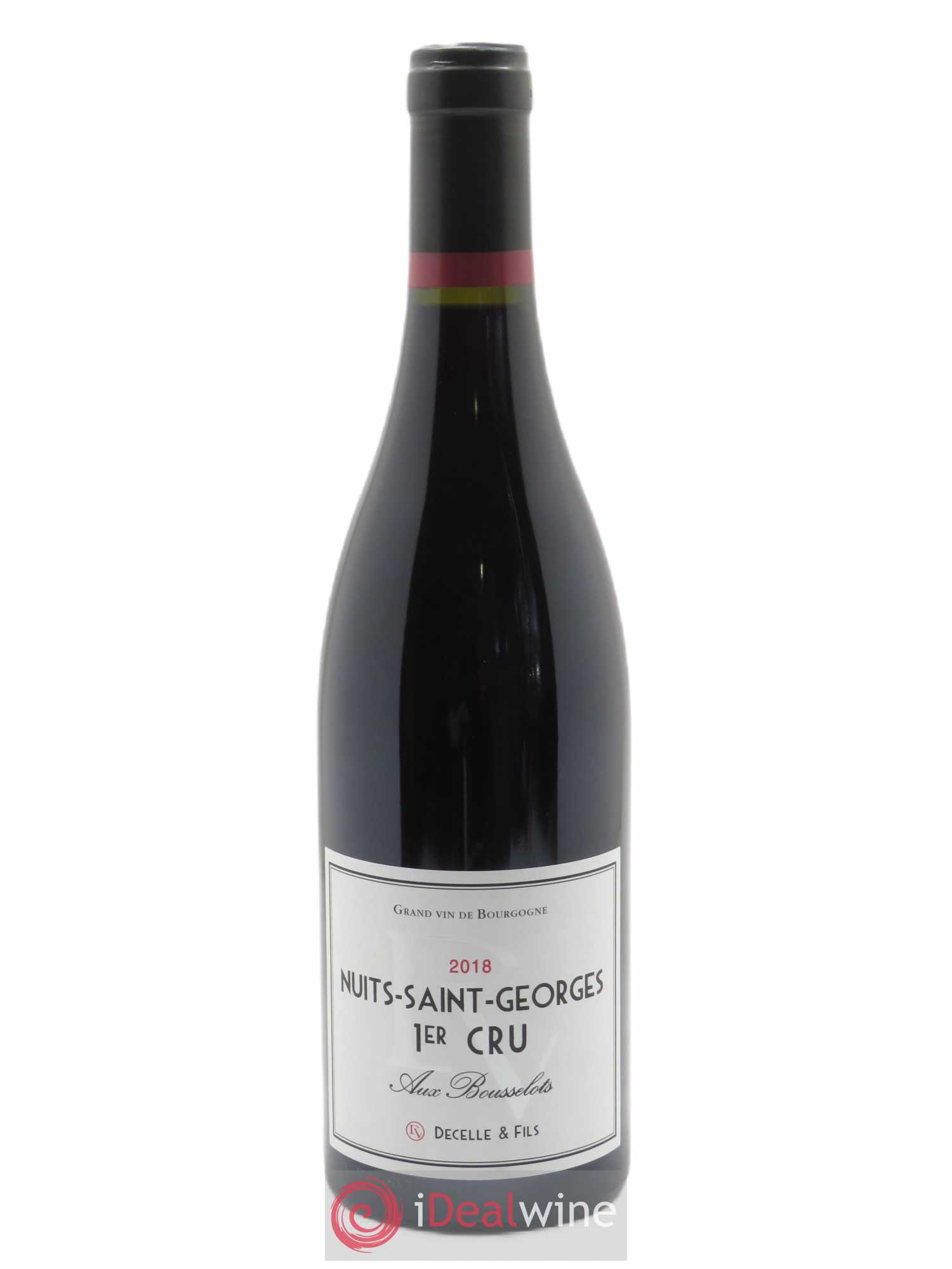 Nuits Saint-Georges 1er Cru Aux Bousselots Decelle & Fils (Domaine)  2018 - Lot de 1 Bouteille