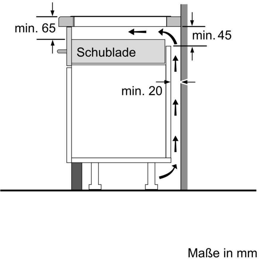 NEFF Induktions-Kochfeld von SCHOTT CERAN® N 70 T48BT00N0, mit TwistPad® Bedienung