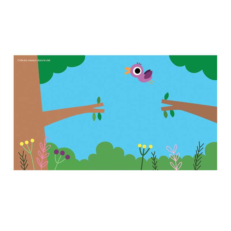 Pochette Autocollants petites mains les animaux du jardin - Lito