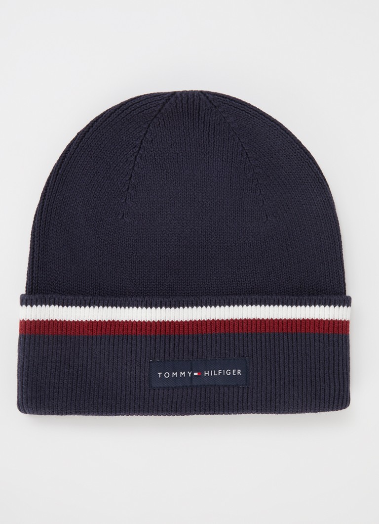 Tommy Hilfiger Rib-knit beanie with logo