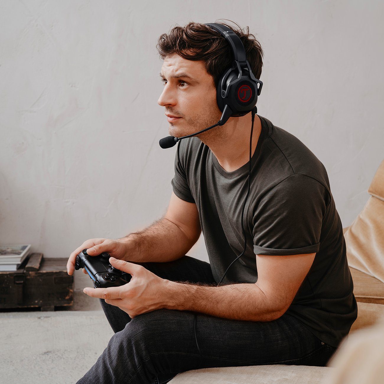 Teufel CAGE Gaming-Headset (mit integrierter USB-Soundkarte)