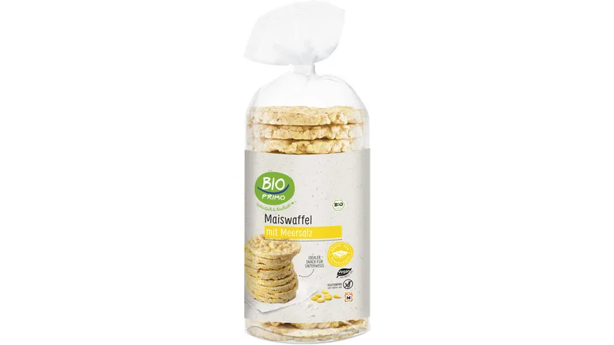 BIO PRIMO Bio Maiswaffeln mit Salz 110 g