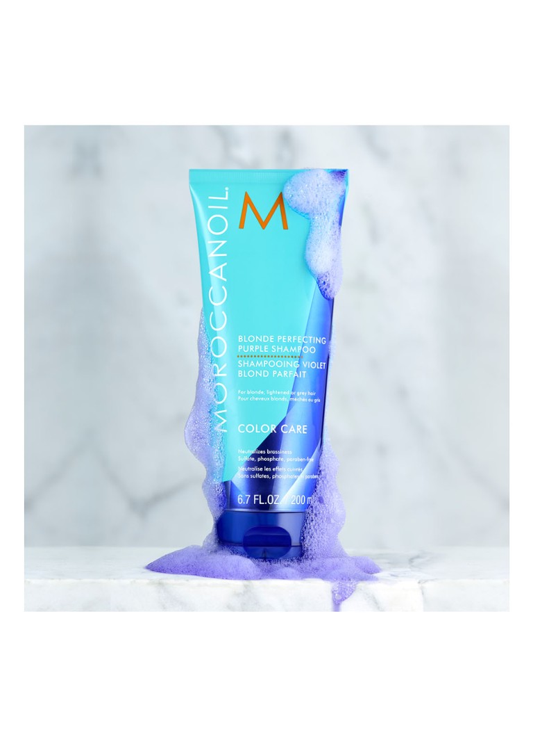 Moroccanoil Blonde Perfecting Purple šampūnas - sidabrinis šampūnas