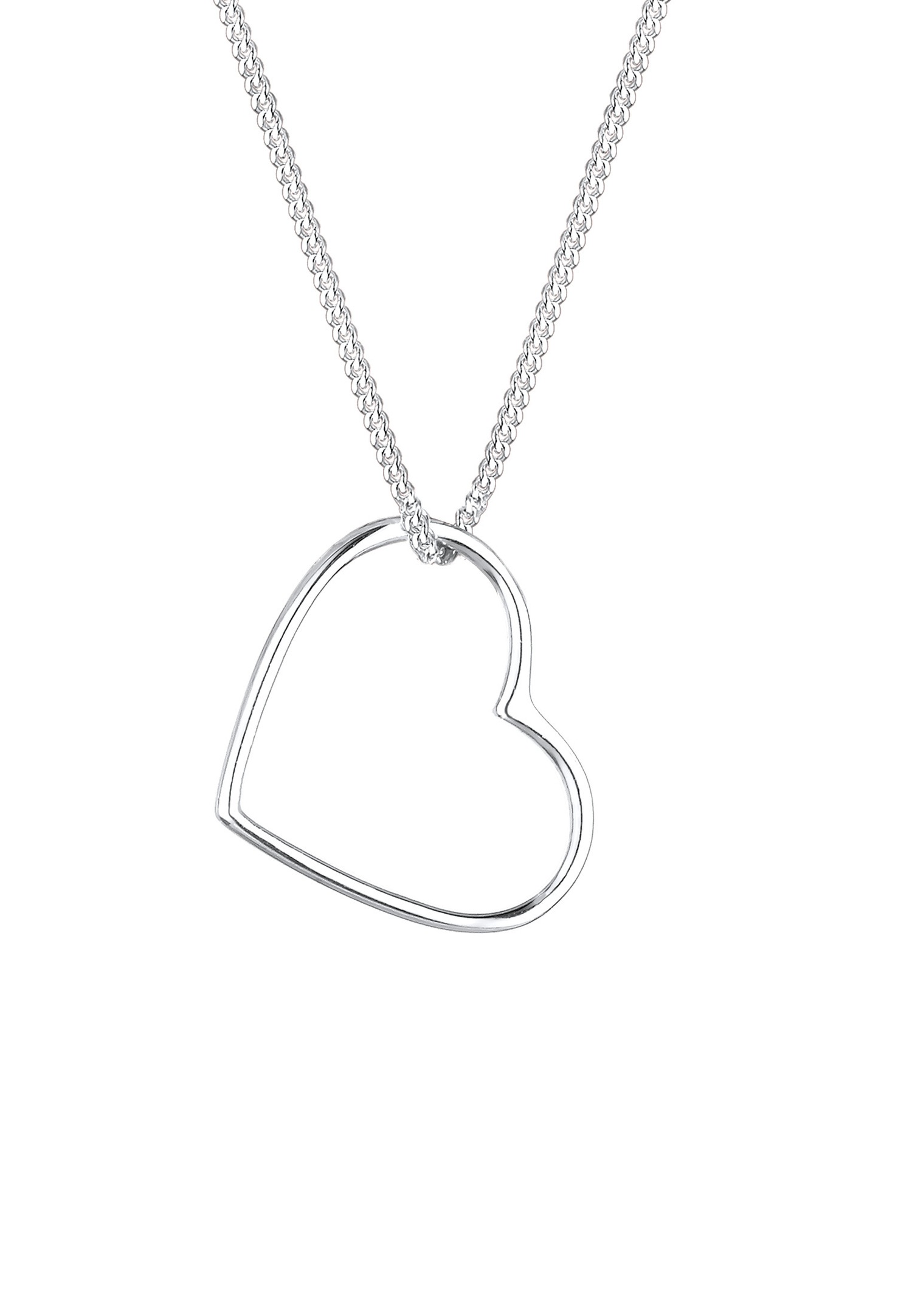 Elli Halskette Herz Liebe Filigran Anhänger 925 Sterling Silber