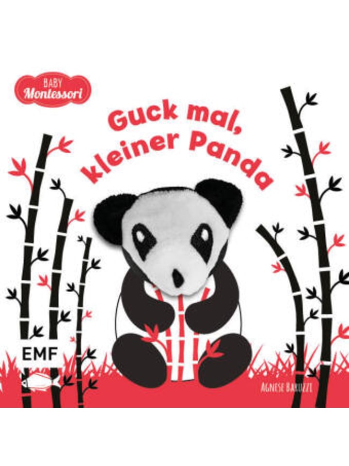 Michael Fischer Buch - Kontrastbuch für Babys mit Fingerpuppe: Guck mal, kleiner Panda günstig kaufen onesize