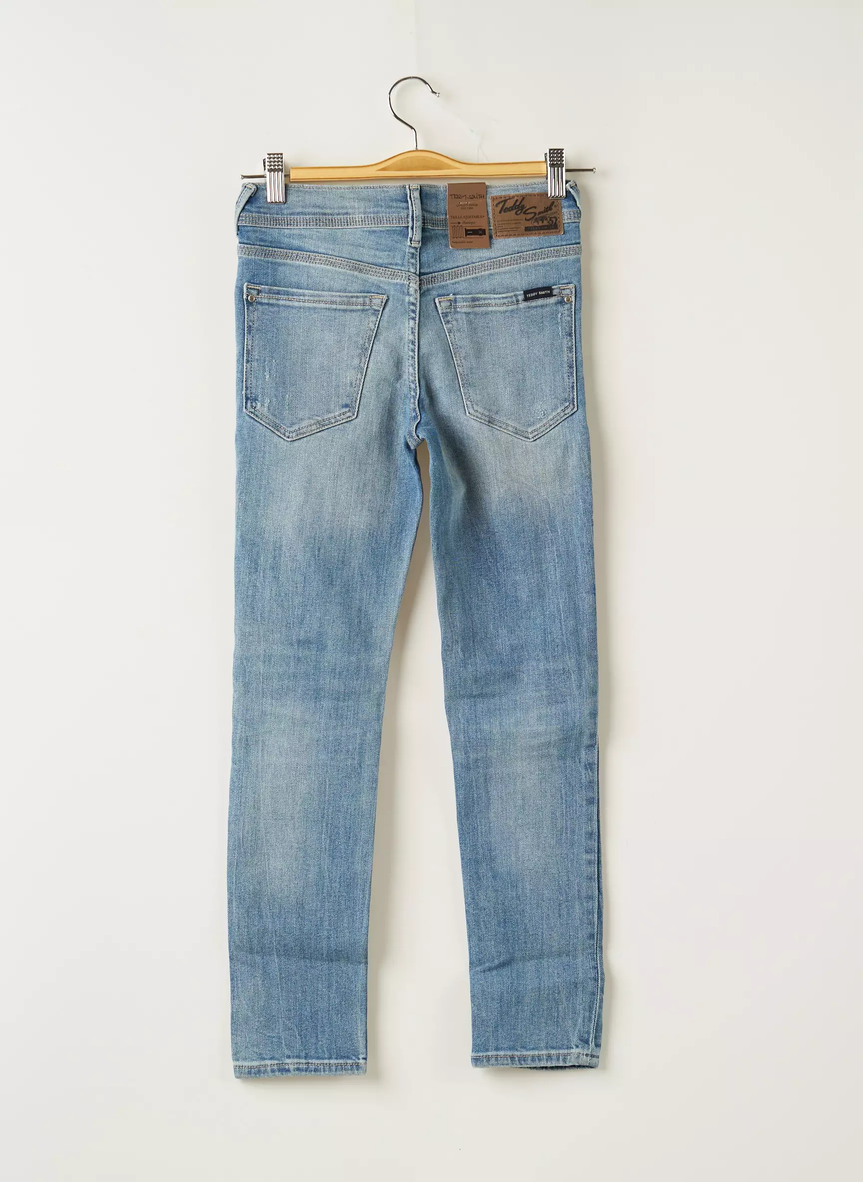 Teddy Smith Jeans Coupe Slim Garcon couleur bleu