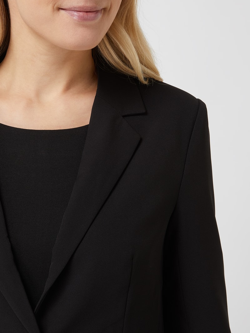 Blazer aus Krepp Modell 'Lexi' in schwarz