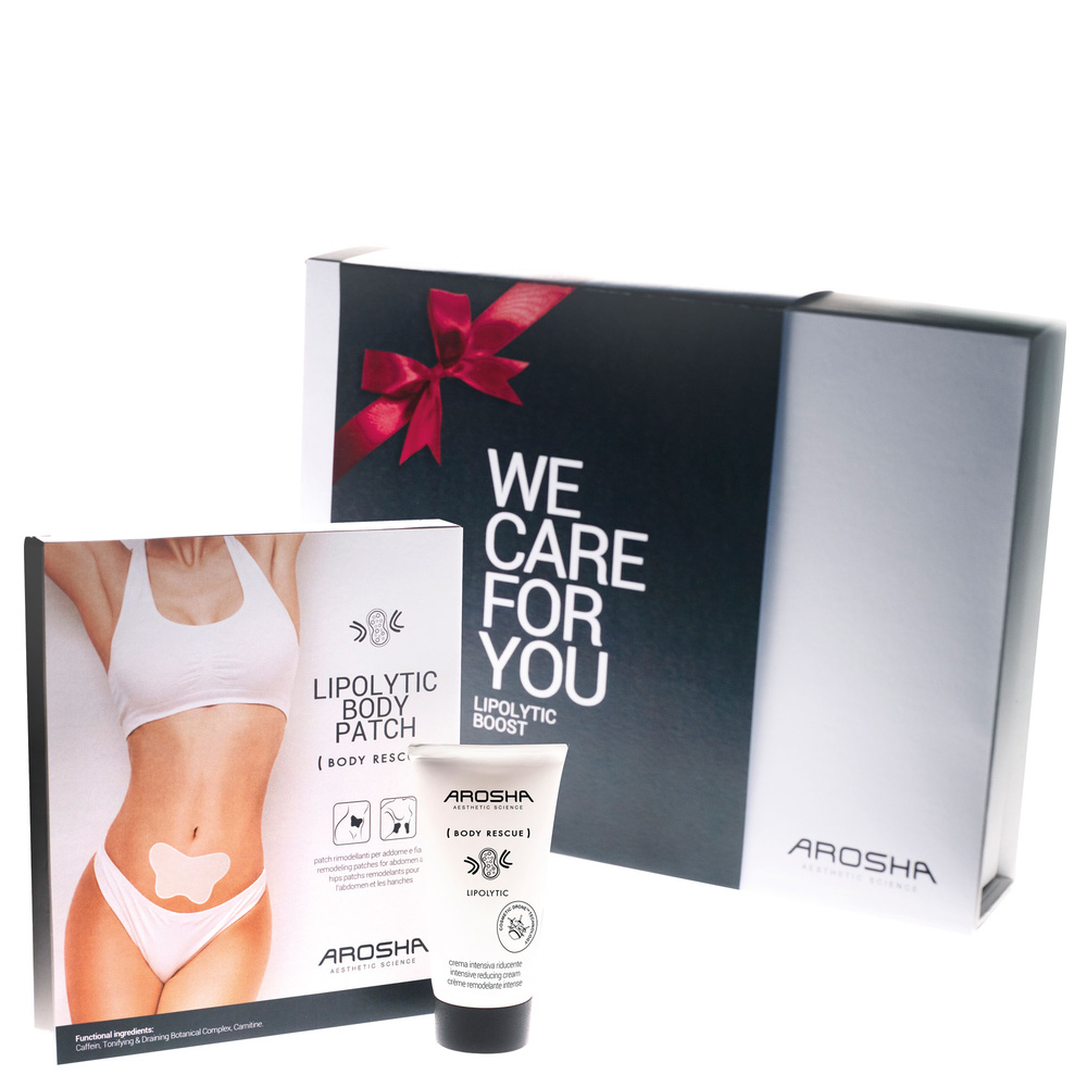 arosha Lipolytic Boost Pack Patchs et crème réductrice