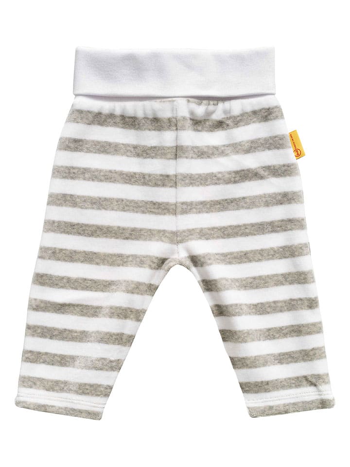 Steiff 3tlg. Outfit in Grau/ Weiß günstig kaufen