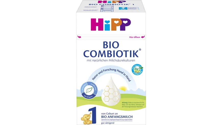 HiPP Milchnahrung BIO Combiotik®: Bio Anfangsmilch 600 g