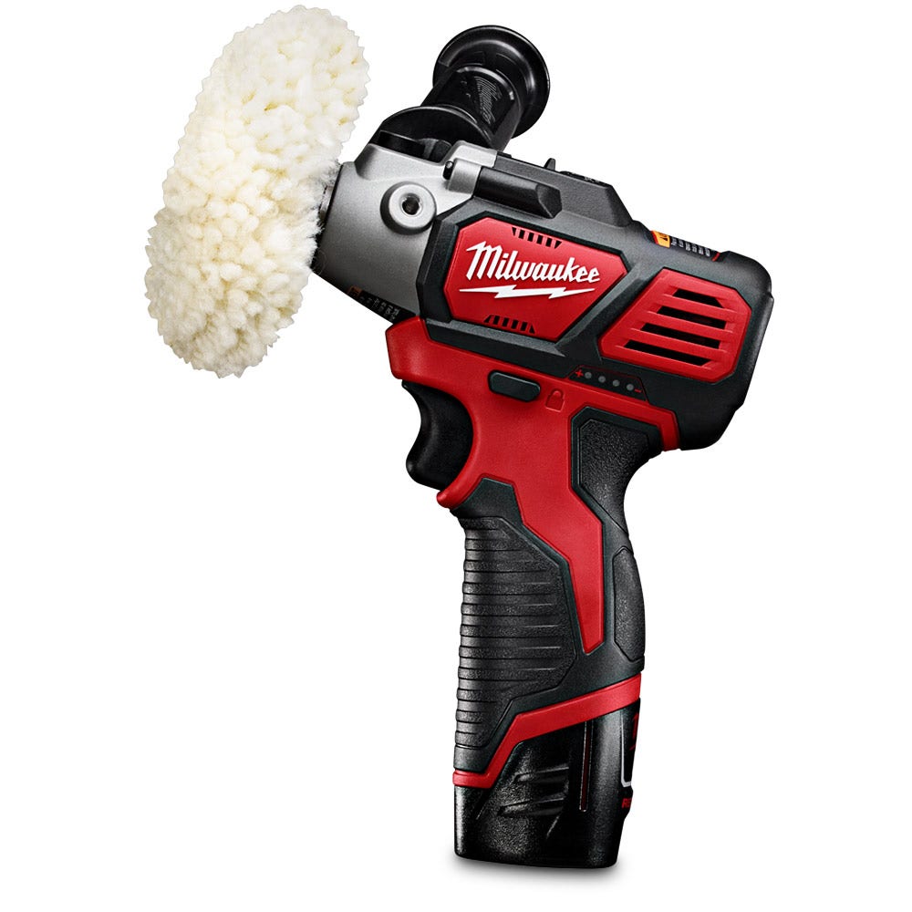MILWAUKEE 12V 2 x 2.0Ah Spot Polisher/Detail Sander Kit M12BPS-202B