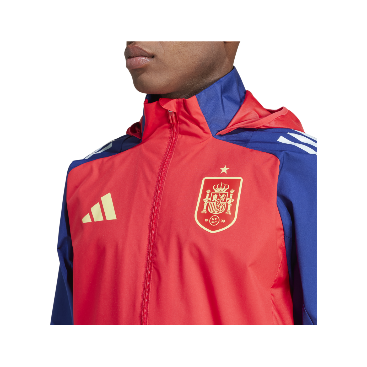 adidas Spanien Regenjacke EM 2024 Rot