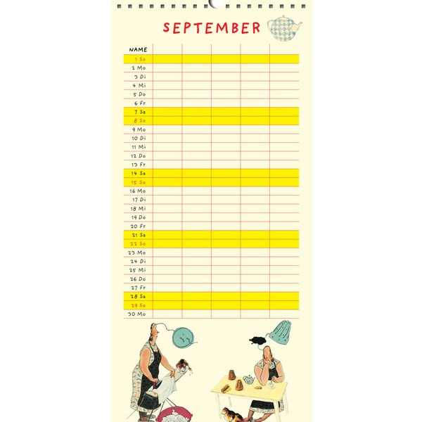 WOLF ERLBRUCHS FAMILIENPLANER 2024 - Kalender