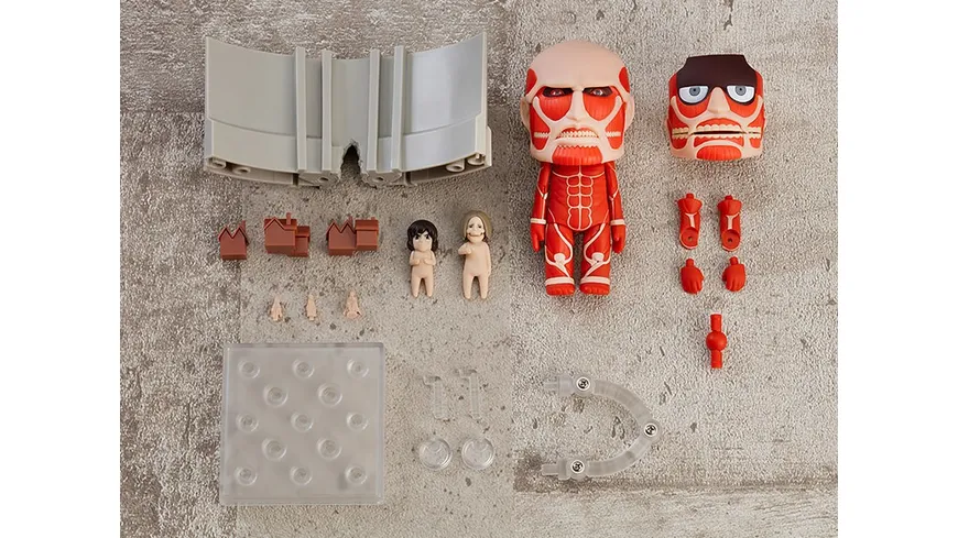 Attack on Titan Nendoroid Actionfigur Colossal Titan Renewal Set 10 cm
