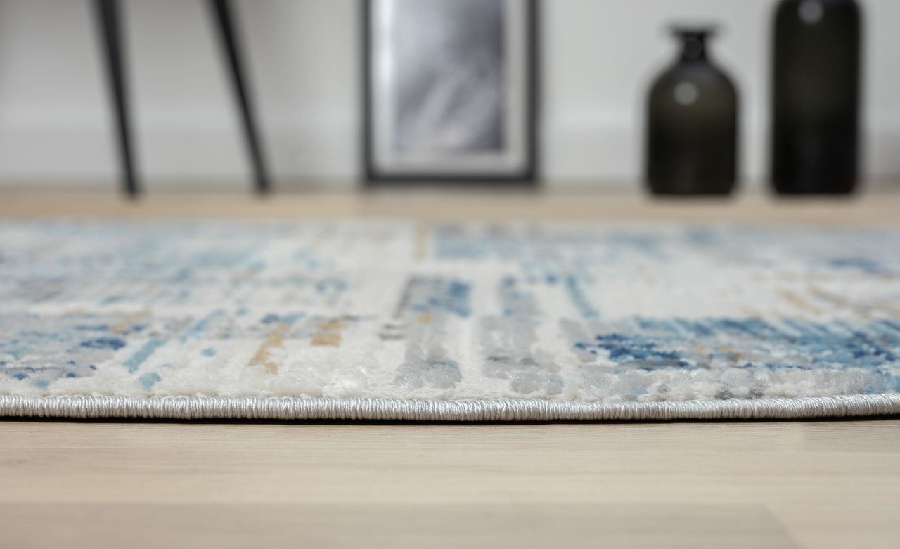 MyFlair Teppich Cozy Nest , 120cm x 120cm, Farbe Beige, rund, Florhöhe 8mm