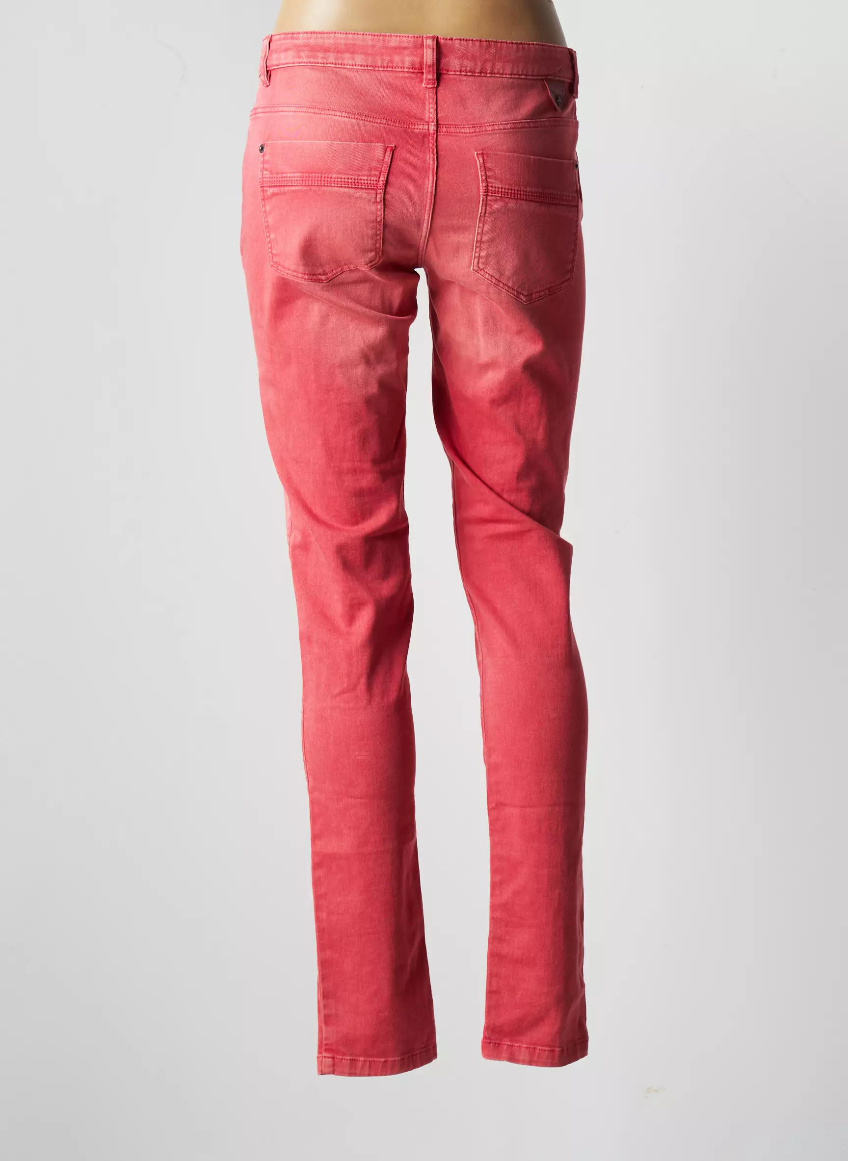 Ikks Jeans Skinny Femme couleur rouge