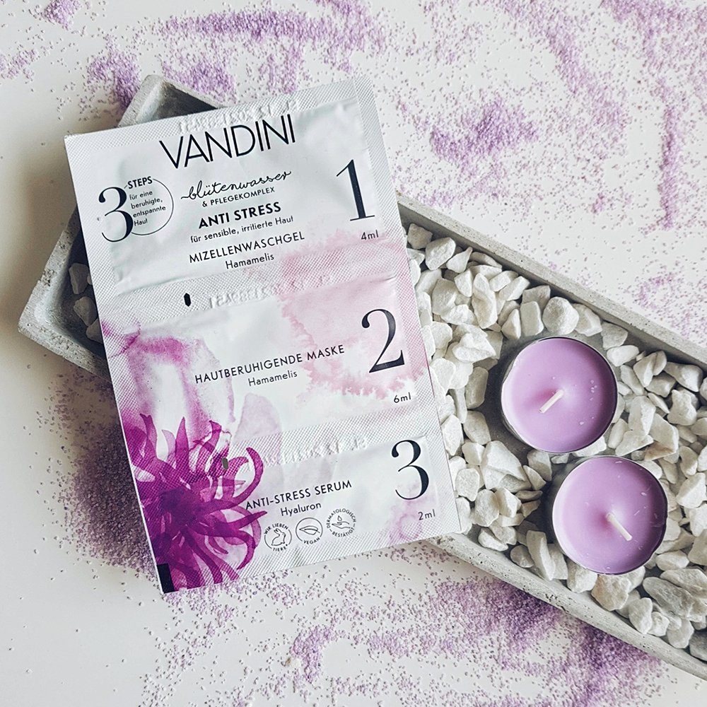 VANDINI Gesichtsmaske ANTI STRESS 3-Step Maske, 1-tlg.