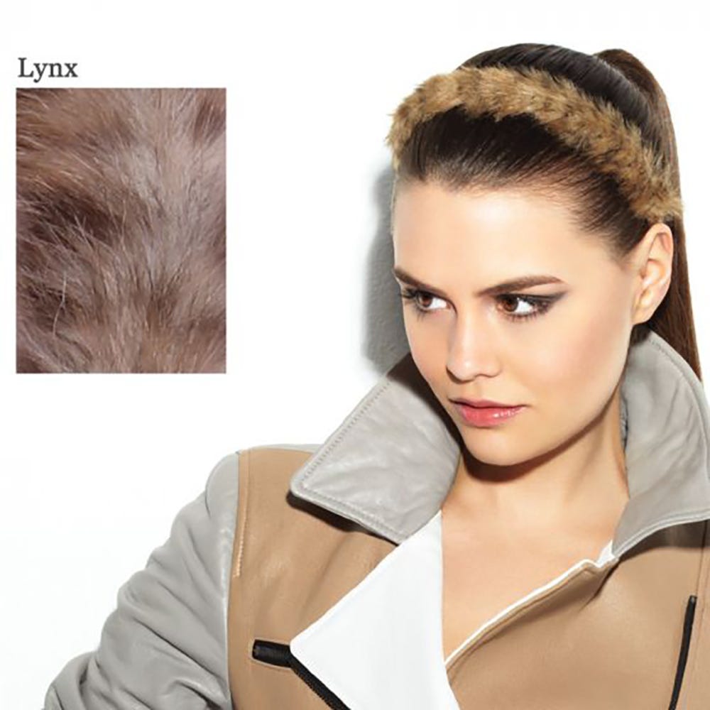 Great Lengths Faux Fur Headband Lynx