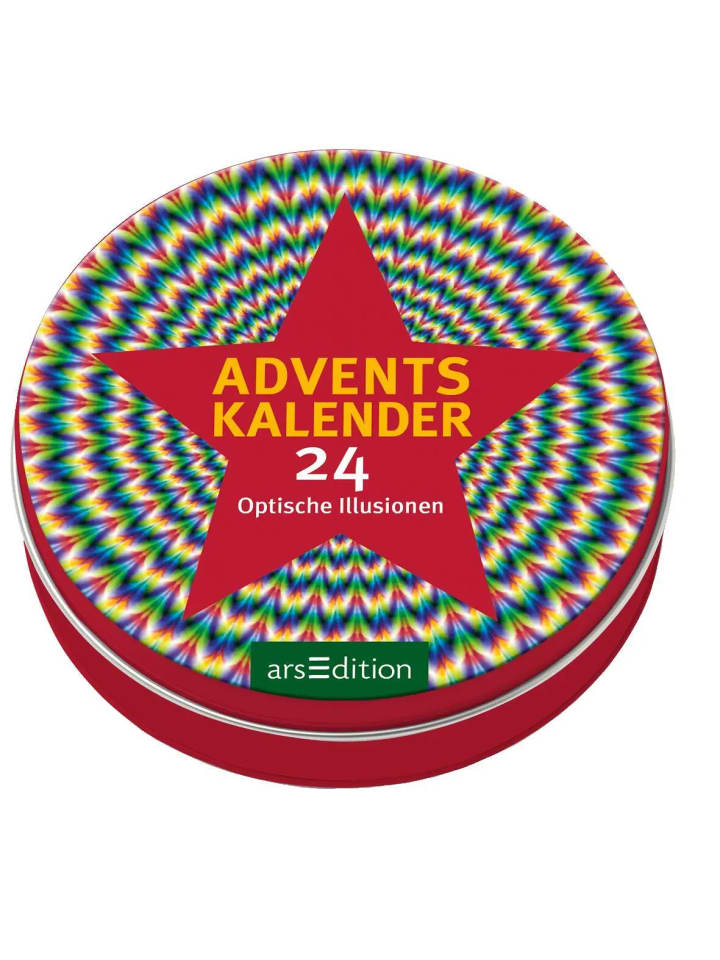 ars edition Adventskalender in der Dose. 24 Optische Illusionen günstig kaufen onesize