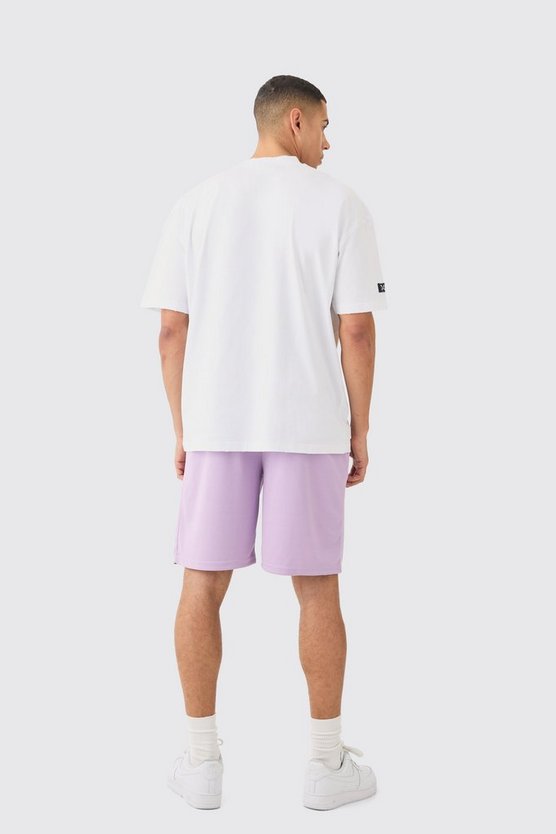 Oversize T-Shirt mit Official-Print