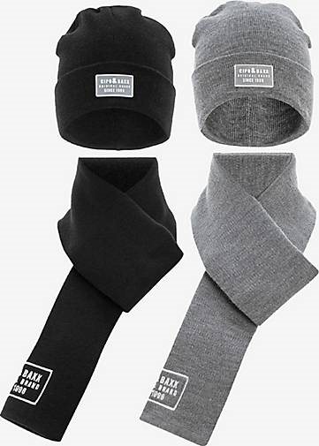 Cipo & Baxx Mütze und Schal in sportlichem Design