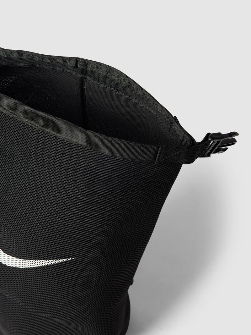 Umhängetasche aus Mesh in schwarz
