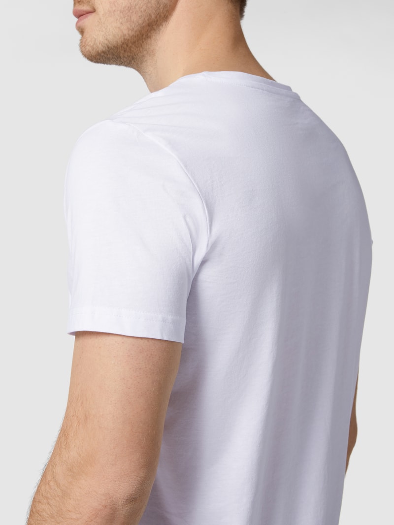T-Shirt aus Bio-Baumwolle im 2er-Pack in weiß