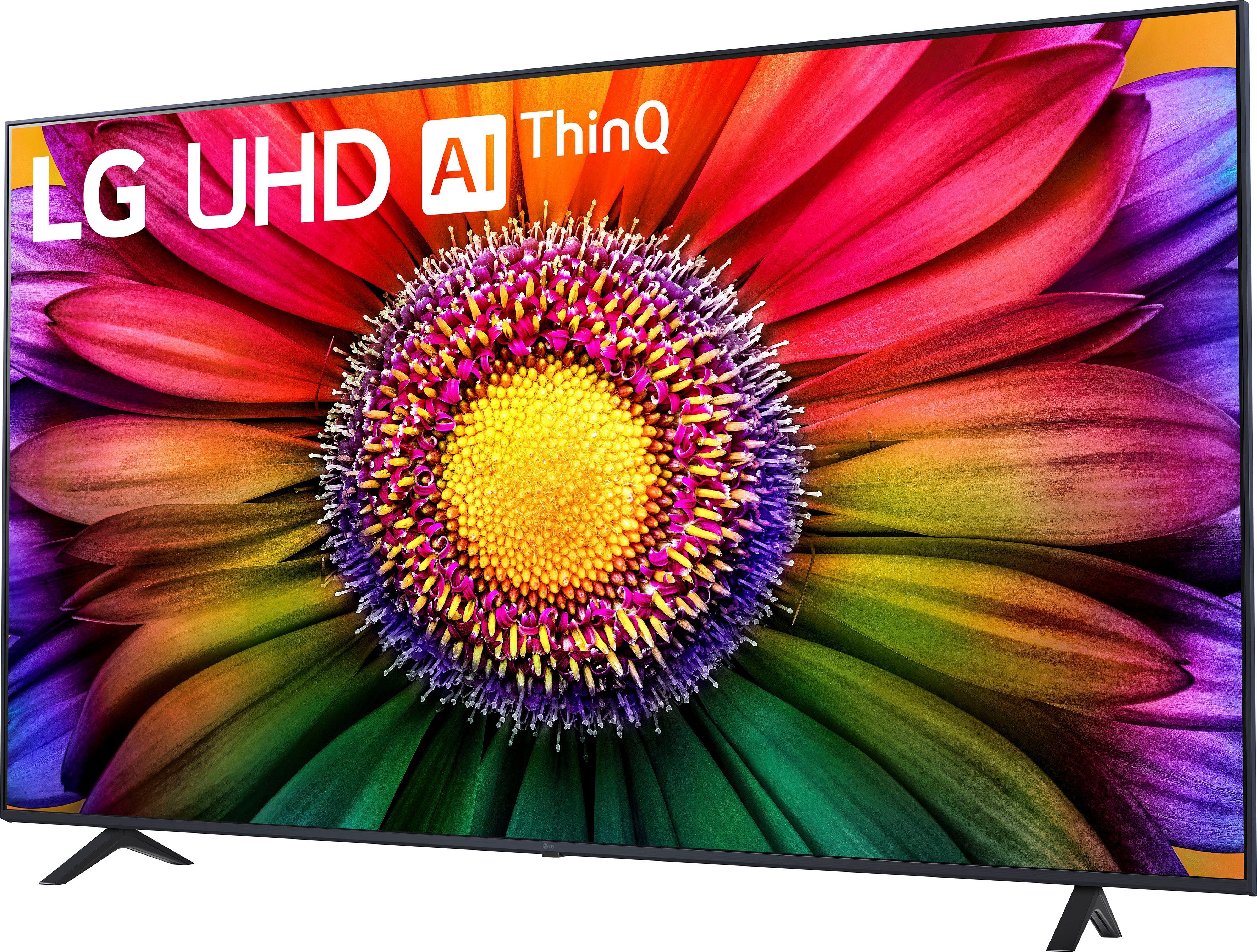 LG 70UR80006LJ LCD-LED Fernseher (177 cm/70 Zoll, 4K Ultra HD, Smart-TV, UHD,α5 Gen6 4K AI-Prozessor,HDR10,AI Sound Pro,Filmmaker Mode)