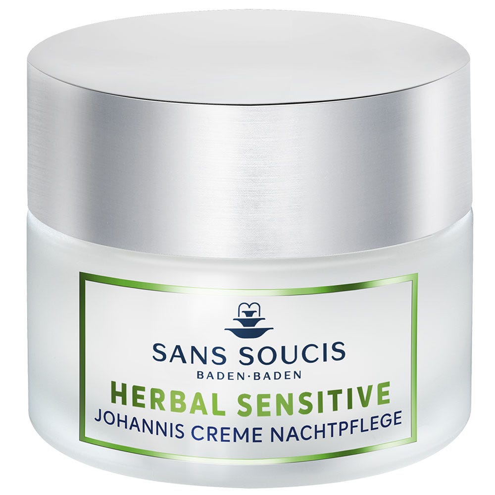 Sans Soucis Herbal Sensitive Johannis Creme Nachtpflege 50 ml