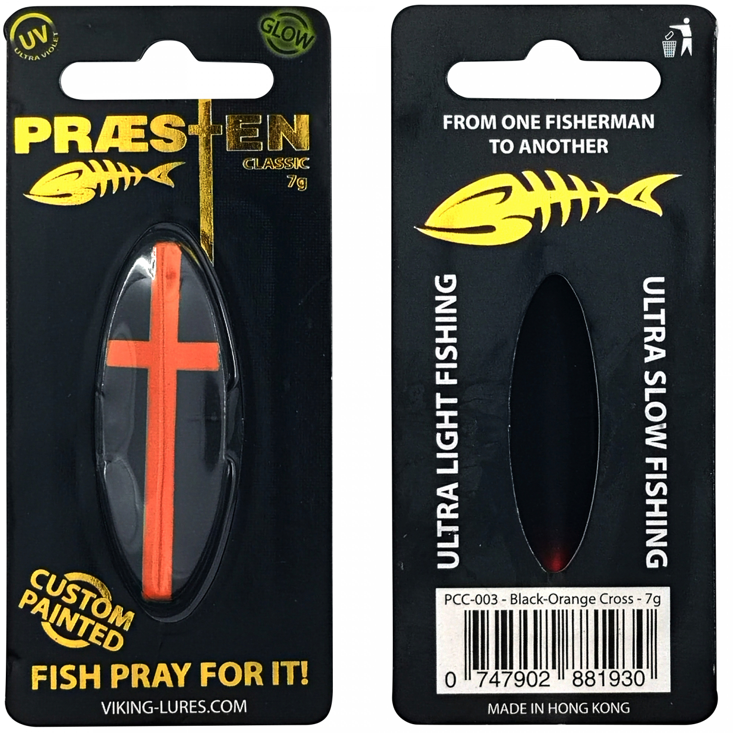 OGP Inlineköder Præsten Classic (Orange Black Cross)