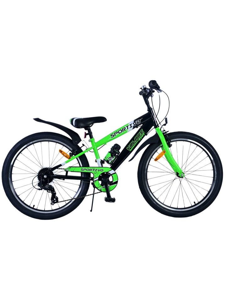 Volare Kinderfahrrad Sportivo für Jungen 24 Zoll Kinderrad in Grün 7-Gänge 3 Jahre günstig kaufen onesize