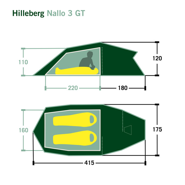 NALLO 3 GT - Tunnelzelt