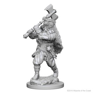 Human Male Babarian: D&D Nolzurs Marvelous Unpainted Minis