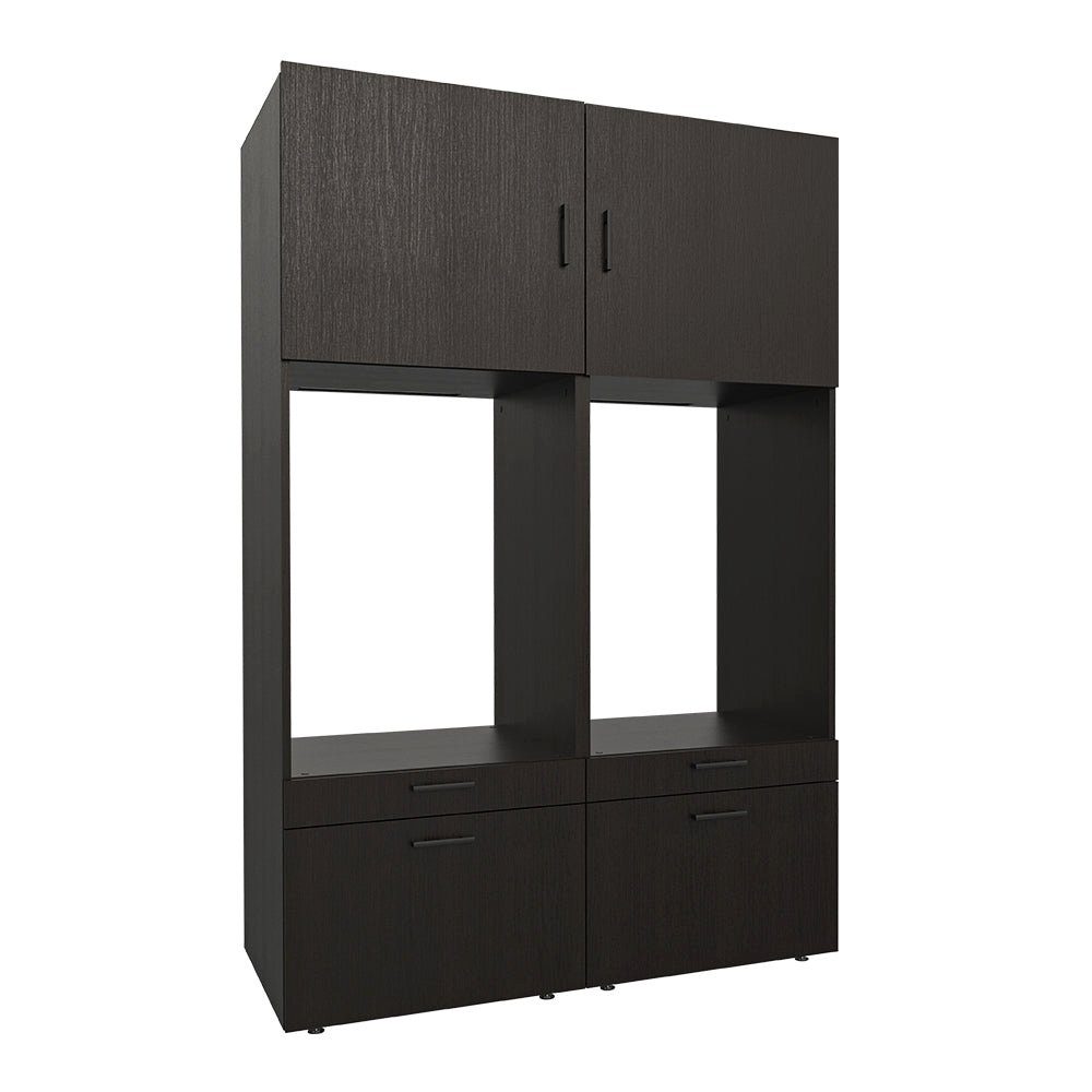 Roomart Waschmaschinenumbauschrank (Überbauschrank für Waschmaschine Trockner Waschturm Mehrzweckschrank)