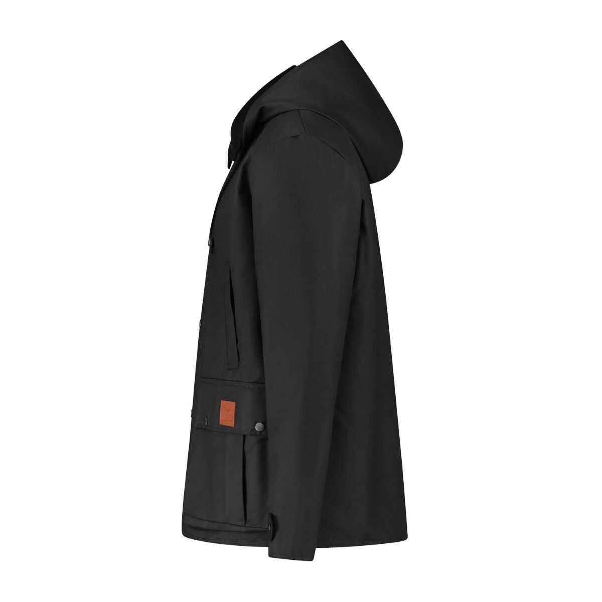 MGO Brandon Black Herren Wachsjacke