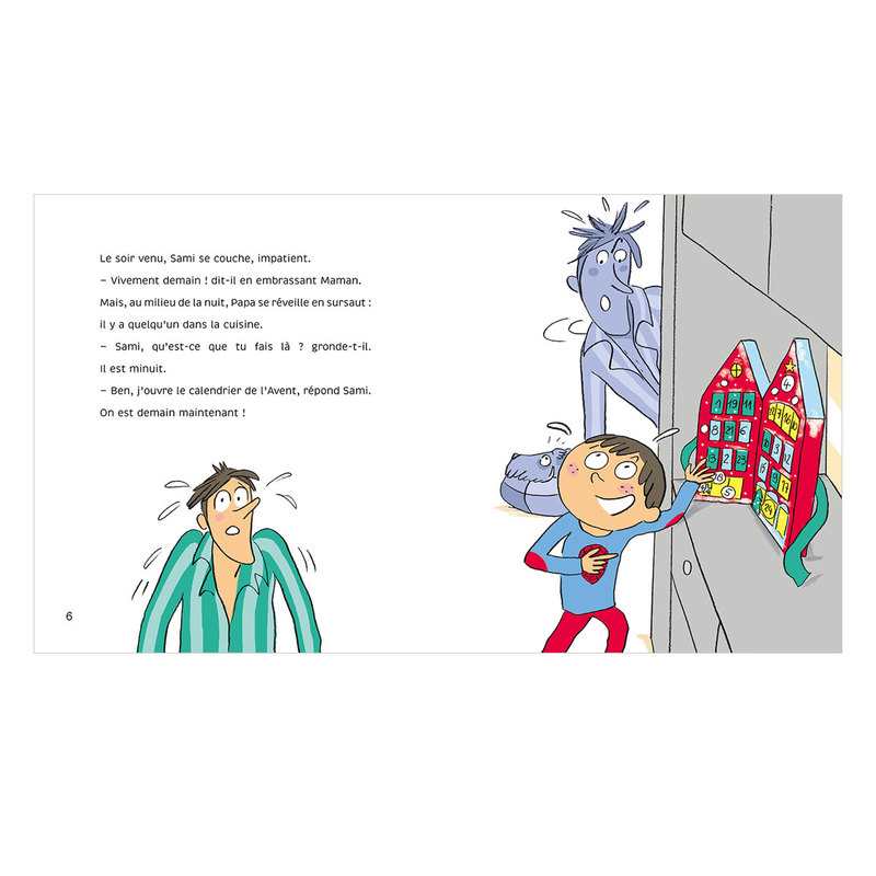 Livre 24 histoires pour attendre Noël, Sami et Julie - Hachette Education