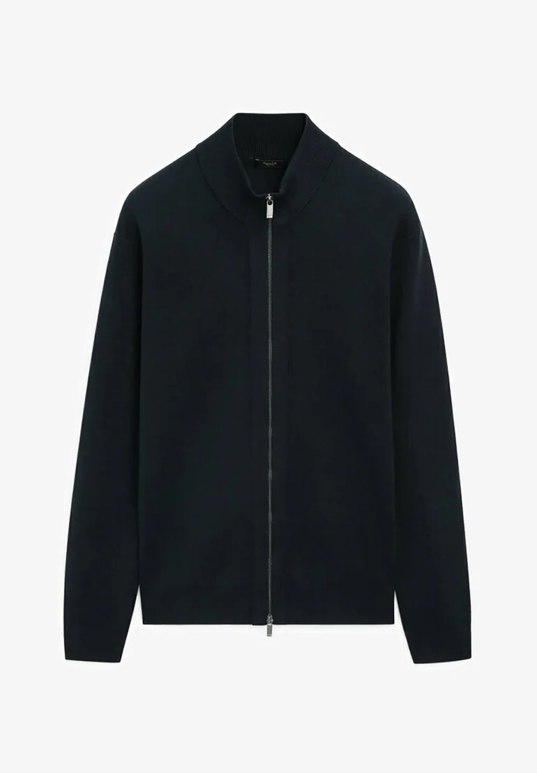 Massimo Dutti MILANO CON CUELLO ALTO Y CREMALLERA - Cárdigan