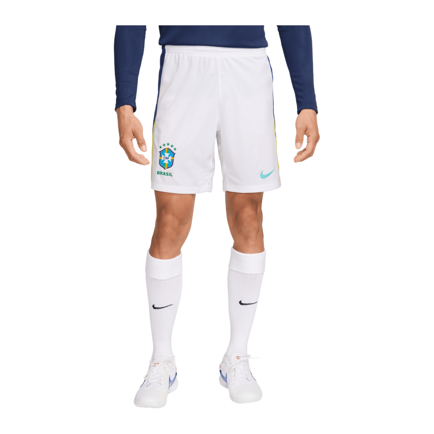 Nike Brasilien Short Away 2024 Weiss F100