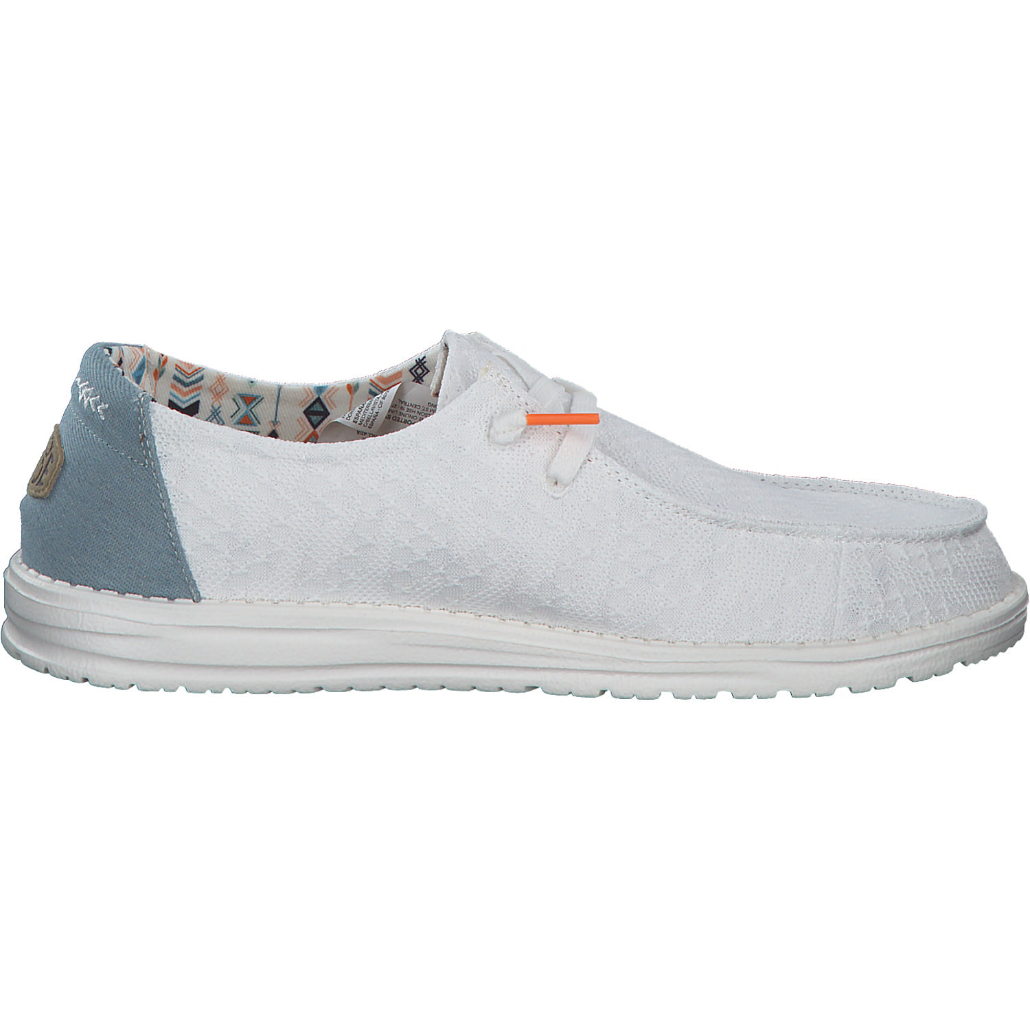 Hey Dude 40054, Schnürschuhe, Damen, white crochet