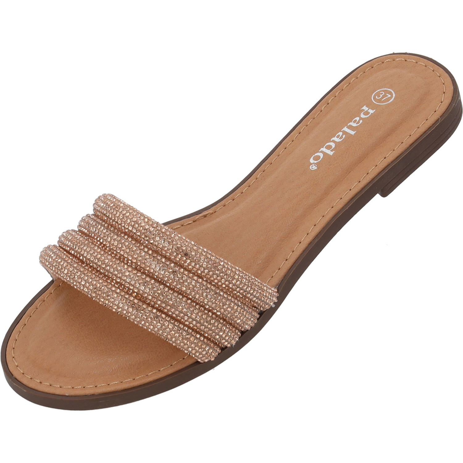 Palado Jeemi, Pantoletten & Badeschuhe, Damen, Bronze Strass