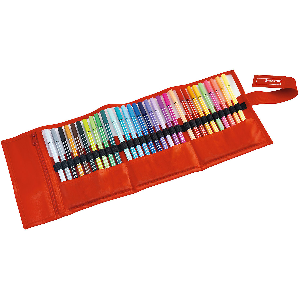 Premium-Filzstifte Pen 68, 30 Farben im Rolletui