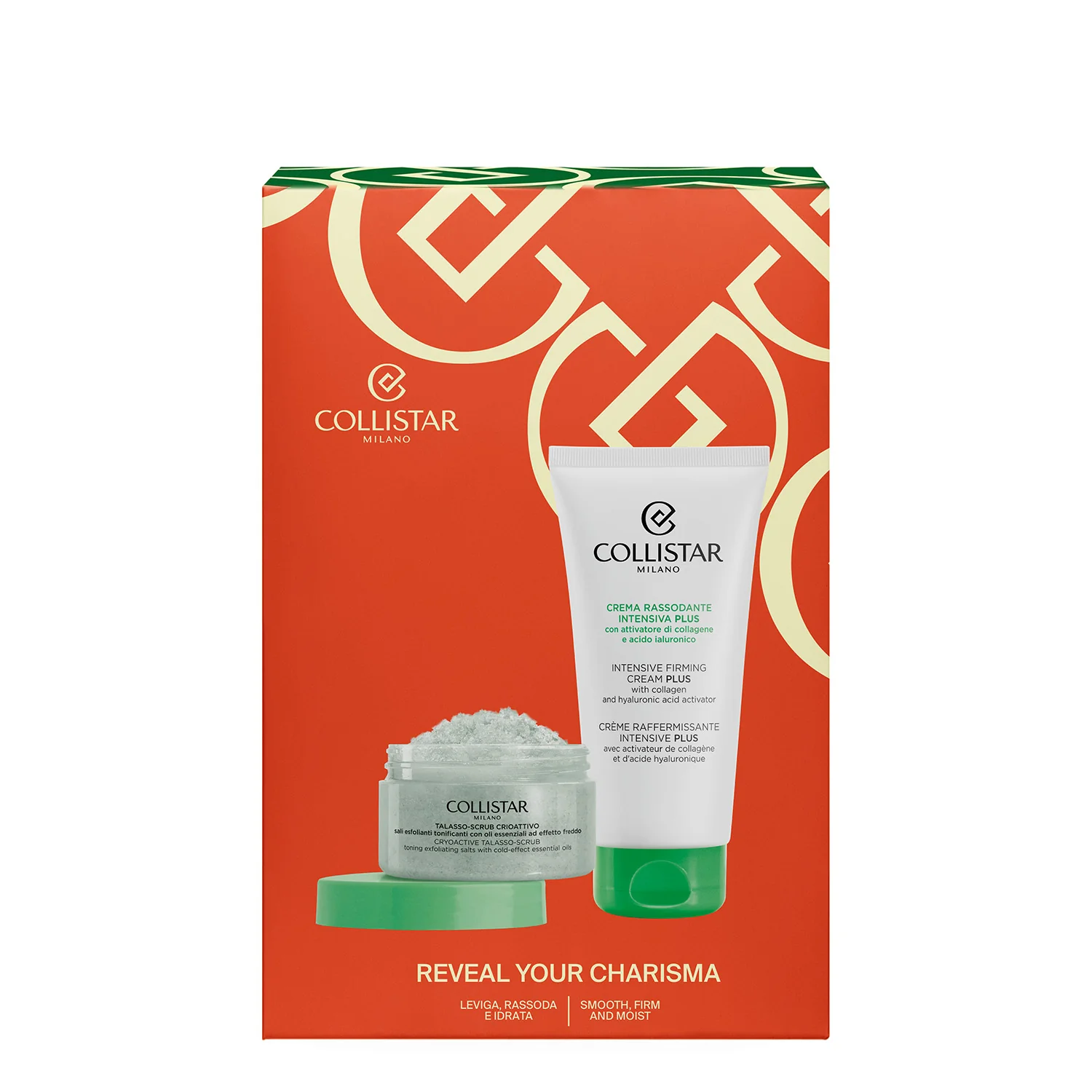Set Cremă Fermitate Intensivă Corp Plus - Set Corp, Cremă Fermitate Corp, Exfoliant