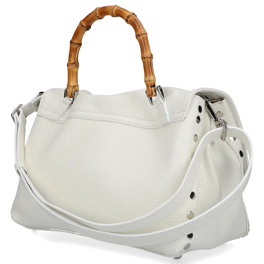 Zanellato - Handtasche POSTINA DAILY BAMBOO S Kalbsleder - weiß